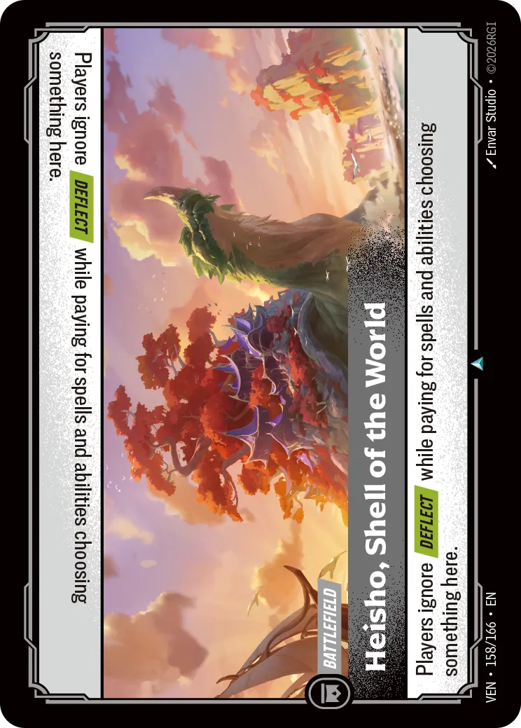 Heisho, Shell of the World - 158/166 (VEN) Uncommon