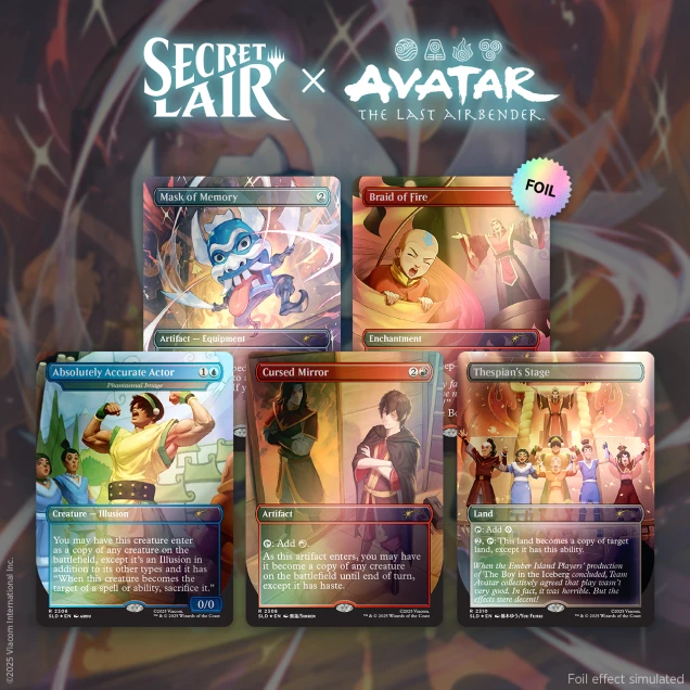 MTG: Secret Lair - Secret Lair x Avatar: The Last Airbender | The Ember Island Players Foil Edition