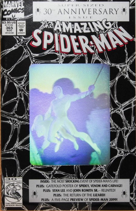 Amazing Spider-Man (1963 Series) #365 (8.0) 30th Anniversary, 1st Appearance of Spider-Man 2099