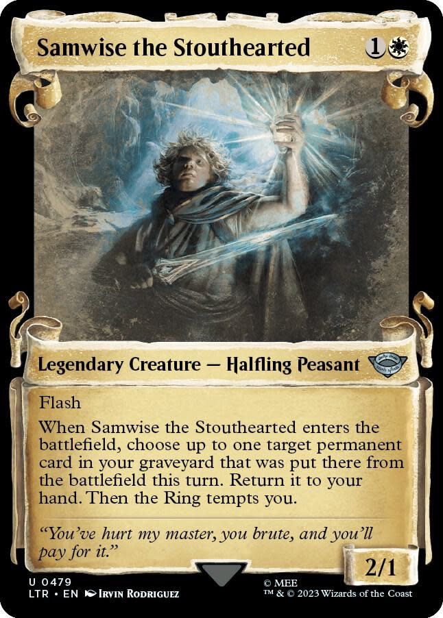Samwise the Stouthearted [#0479 Showcase Scrolls] (LTR-U)