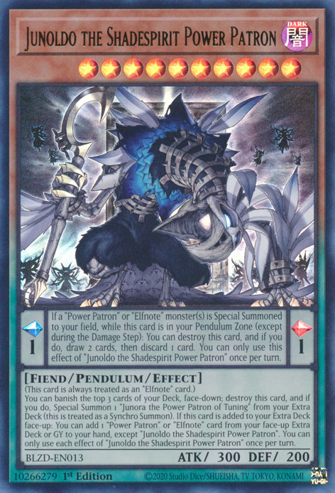 Junoldo the Shadespirit Power Patron (BLZD-EN013)