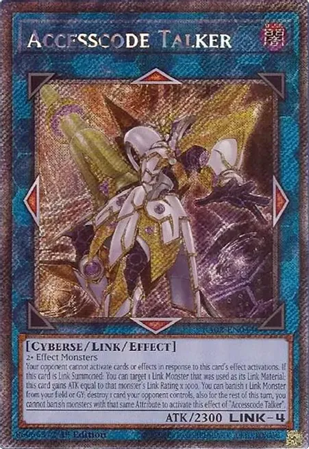 Accesscode Talker (RA02-EN044) Platinum Secret Rare - Near Mint 1st Edition