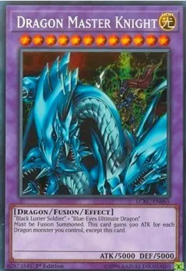 Dragon Master Knight (LCKC-EN065) Secret Rare - Unlimited