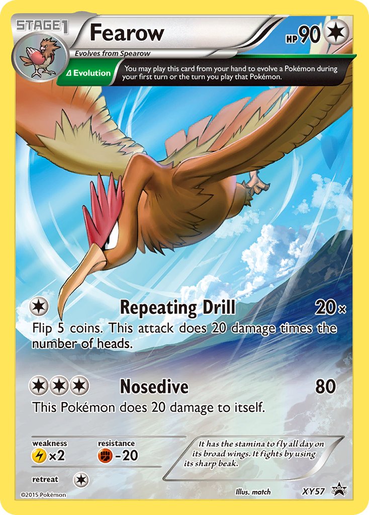Fearow - XY57 (XY:PR) Promo - Near Mint Holofoil