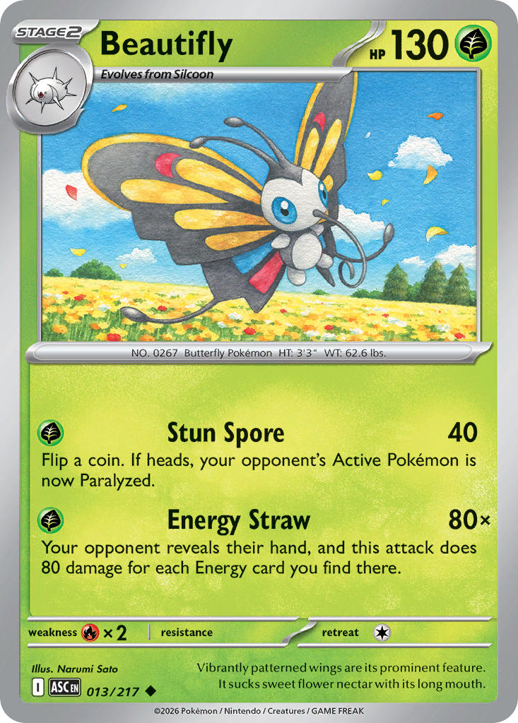Beautifly - 013/217 (ASC) Uncommon