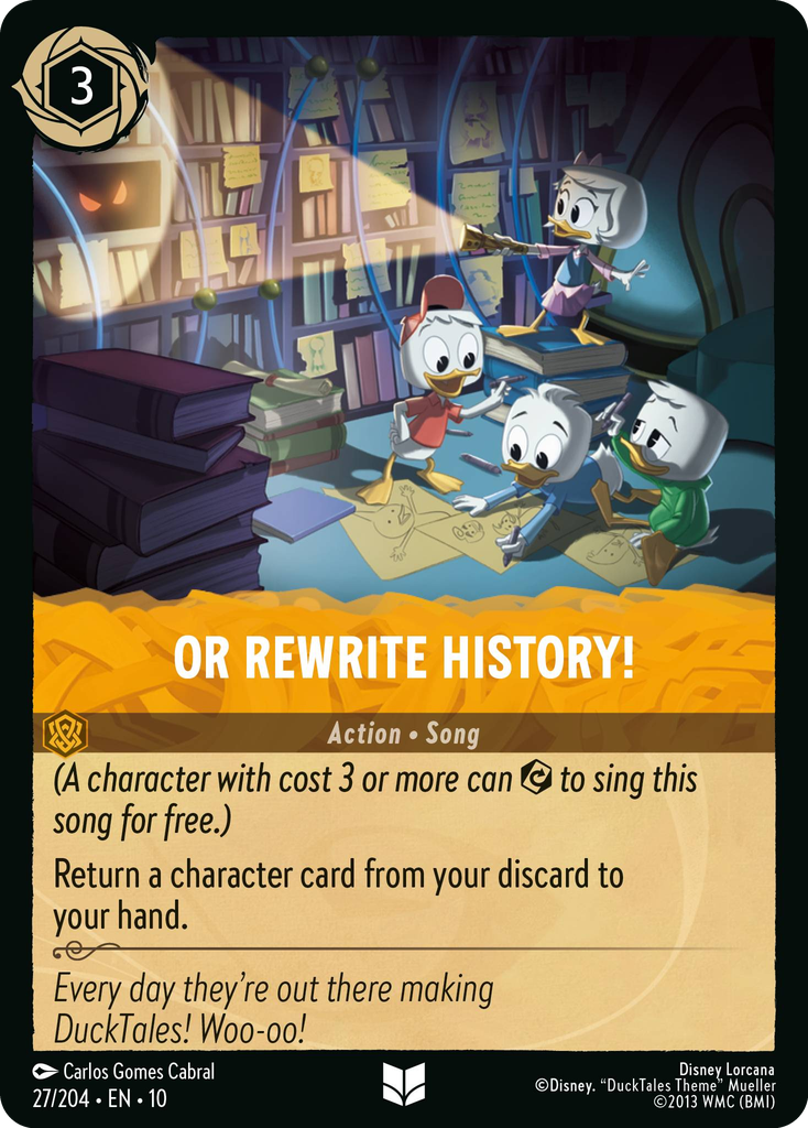 Or Rewrite History! (027/204 - Whispers in the Well) Uncommon