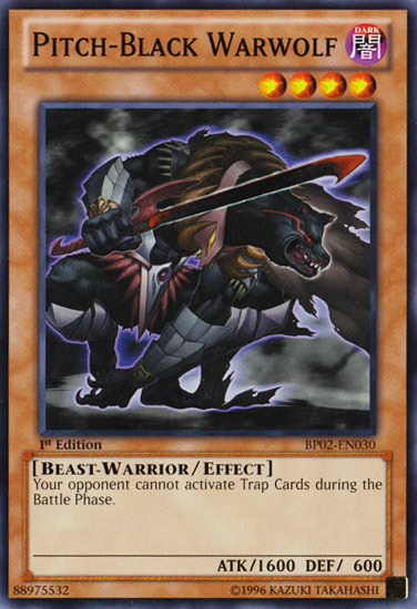 Pitch-Black Warwolf (BP02-EN030) Common - Near Mint 1st Edition