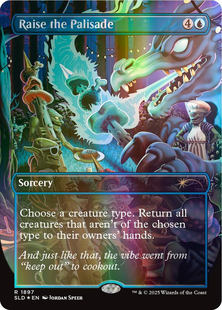 Raise the Palisade [#1897] (SLD-R-FOIL)