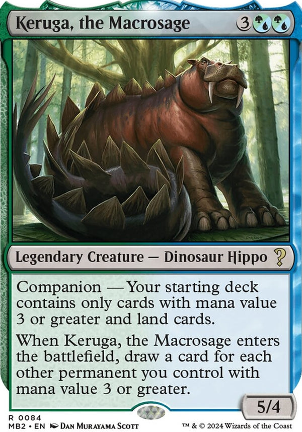 Keruga, the Macrosage [#0084 White-Border] (MB2-R)