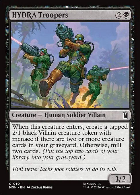 HYDRA Troopers [ #0101 ] (MSH-C)