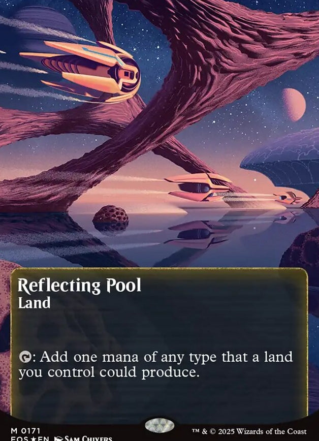 Reflecting Pool [ #0171 Galaxy Foil Poster Stellar Sights ] (EOS-M)