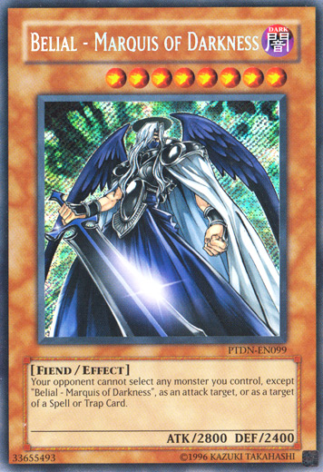 Belial - Marquis of Darkness (PTDN-EN099) Secret Rare - Near Mint Unlimited