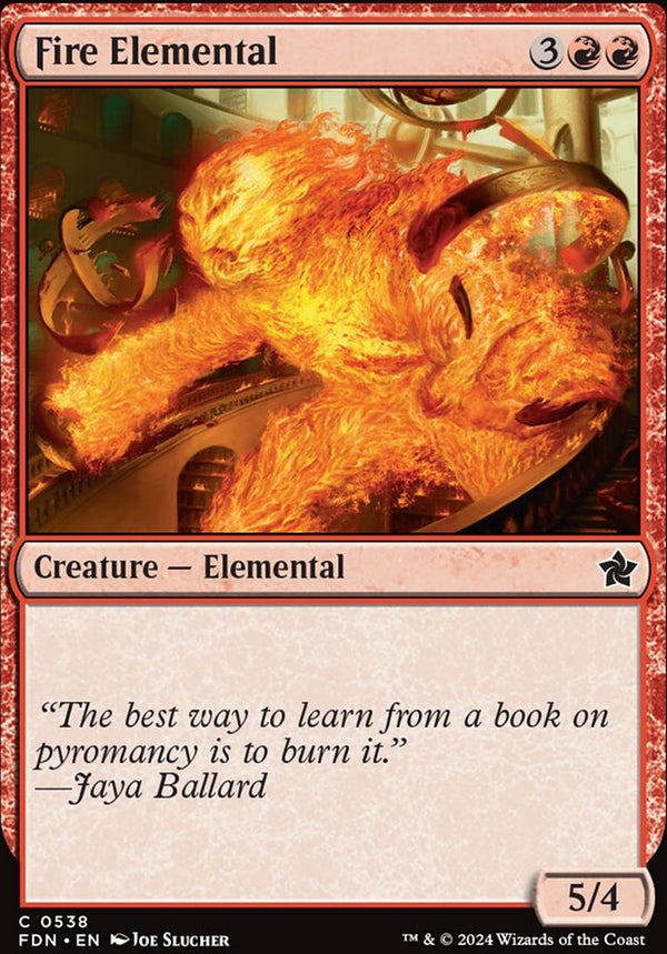 Fire Elemental [#0538 Beginner Box] (FDN-C)