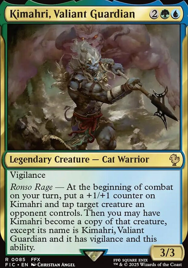 Kimahri, Valiant Guardian [ #0085 Surge Foil ] (FIC-R)
