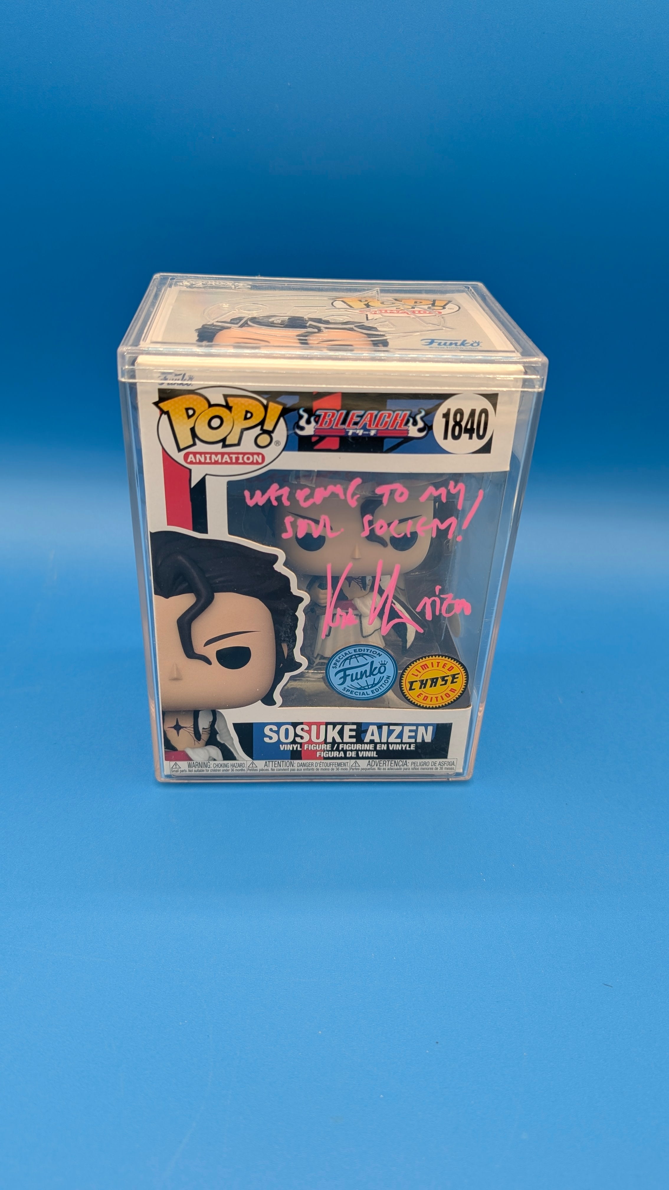 POP Figure: Bleach #1840 - Sosuke Aizen (Special Edition) (Chase) (Signed by Kyle Herbert)
