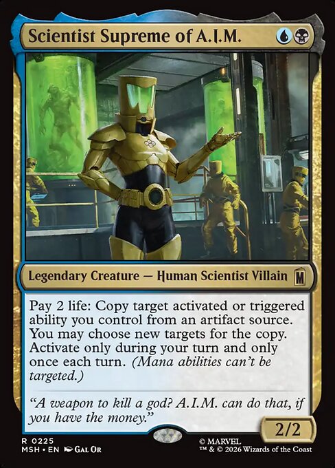 Scientist Supreme of A.I.M. [ #0225 ] (MSH-R)