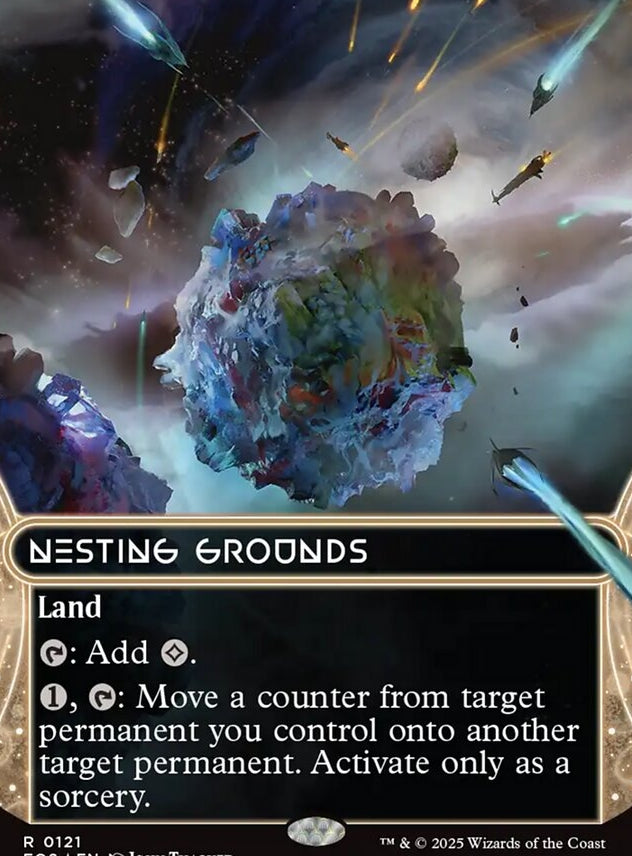 Nesting Grounds [ #0121 Galaxy Foil Borderless Stellar Sights ] (EOS-R)