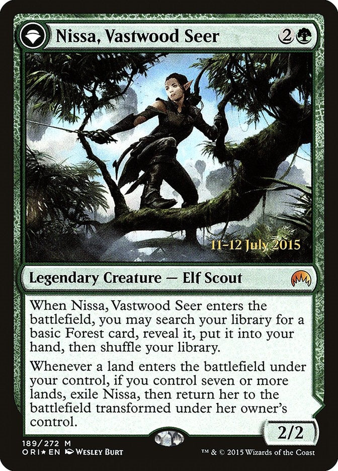 Nissa, Vastwood Seer/Nissa, Sage Animist (ORI-M-PRE)