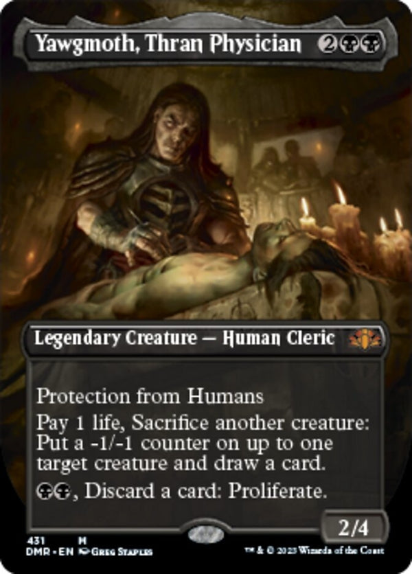 Yawgmoth, Thran Physician [#431 Alternate Art Borderless] (DMR-M)