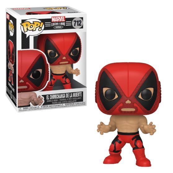 POP Figure: Marvel Lucha Libre #0712 - Deadpool (El Chimichanga de la Muerte)