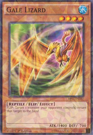 Gale Lizard (Shatterfoil) (BP03-EN007) Shatterfoil Rare - Near Mint 1st Edition