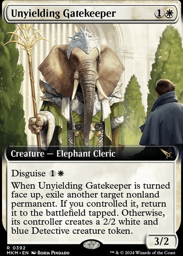 Unyielding Gatekeeper [#0392 Extended Art] (MKM-R-FOIL)