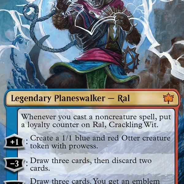 Ral, Crackling Wit [#0341 Borderless Planeswalker] (BLB-M)