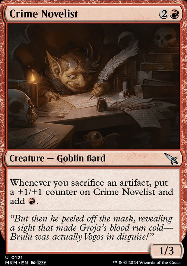 Crime Novelist [#0121] (MKM-U-FOIL)