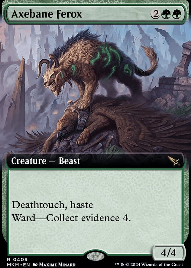 Axebane Ferox [#0409 Extended Art] (MKM-R)