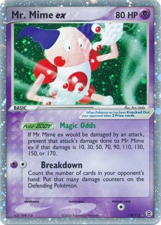 Mr. Mime ex - 110/112 (RG) Ultra Rare - Near Mint Holofoil