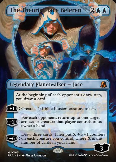 The Theorist, Jace Beleren [ #0363 Borderless Braintwister Series ] (FRA-M)