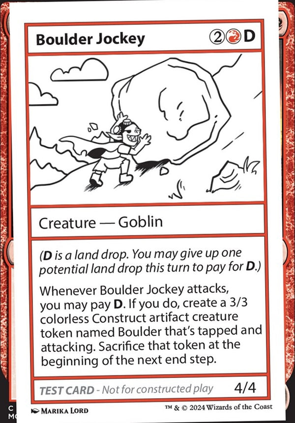 Boulder Jockey [#0324 Playtest] (MB2-R)