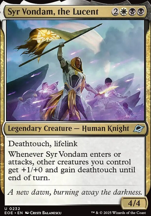Syr Vondam, the Lucent [ #0232 ] (EOE-U)