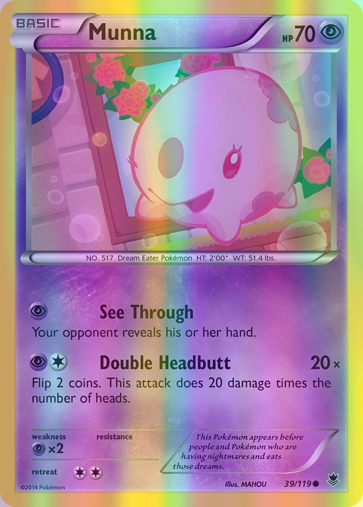 Munna - 039/119 (PHF) Common - Near Mint Reverse Holofoil