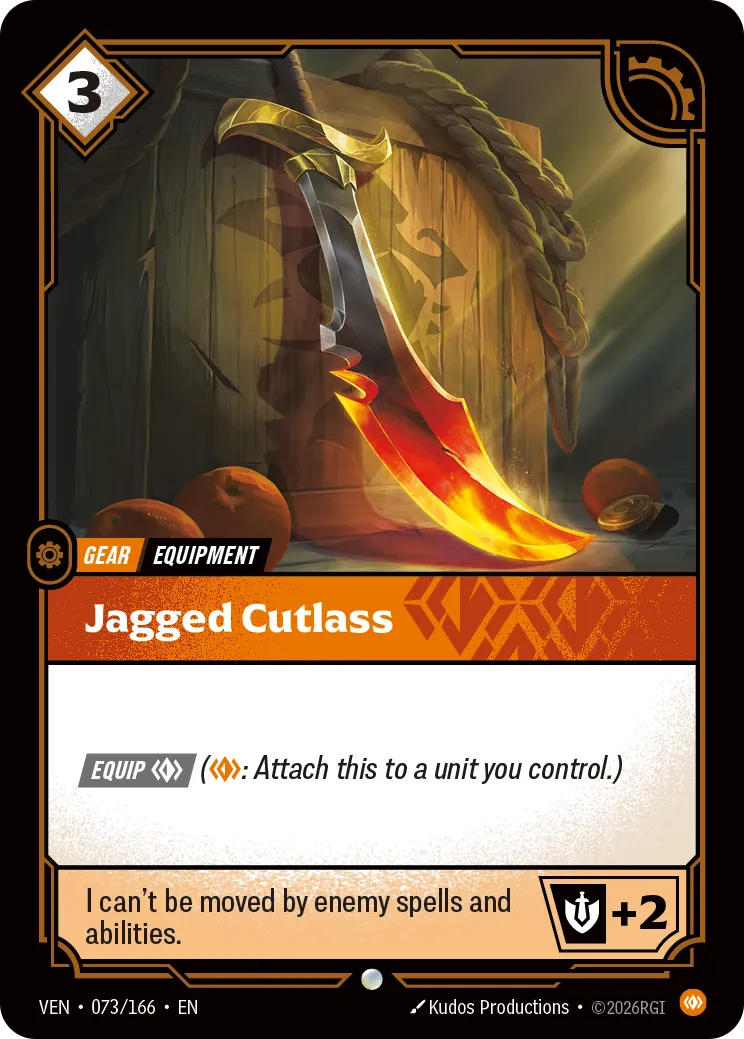 Jagged Cutlass - 073/166 (VEN) Common