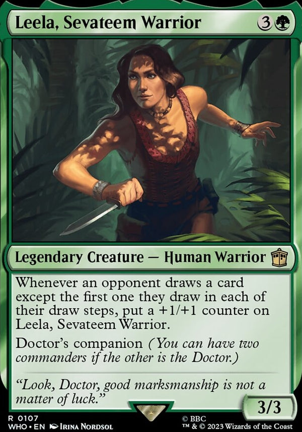 Leela, Sevateem Warrior [#0107 New Cards] (WHO-R)