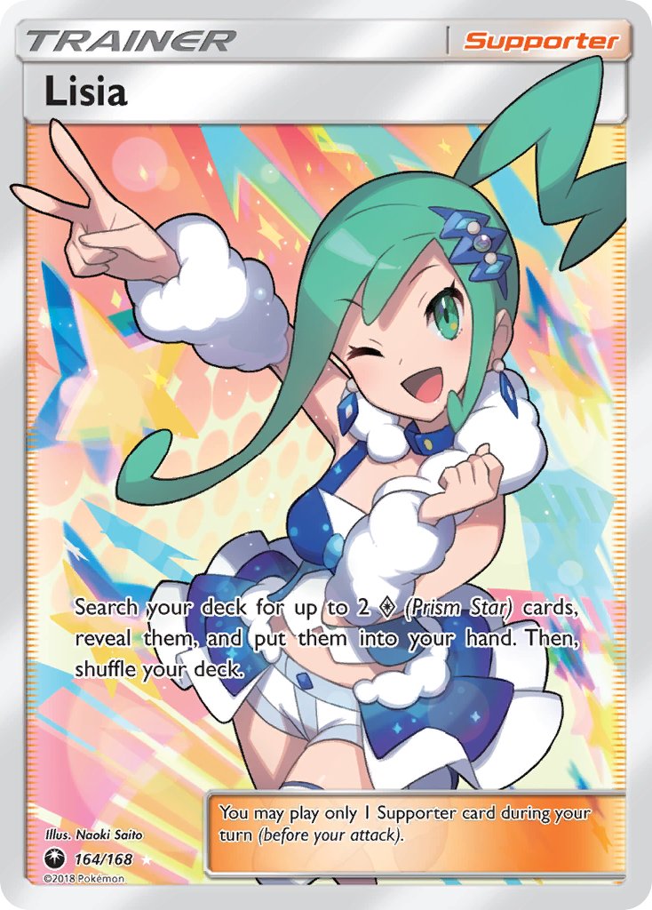Lisia (Full Art) - 164/168 (CES) Ultra Rare - Near Mint Holofoil