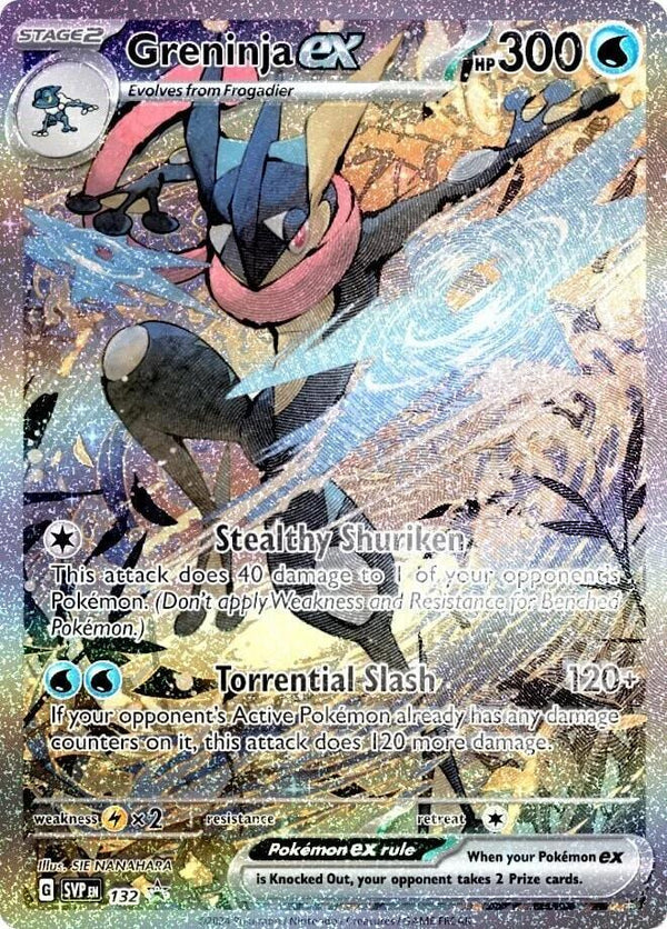 Greninja ex - 132 (SVP) Promo - Near Mint Holofoil