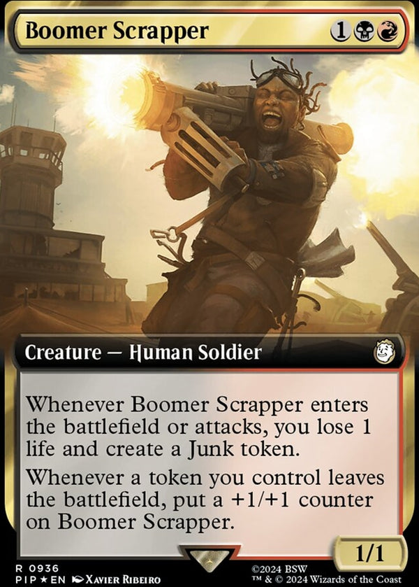Boomer Scrapper [#0936 Extended Art Surge Foil] (PIP-R)