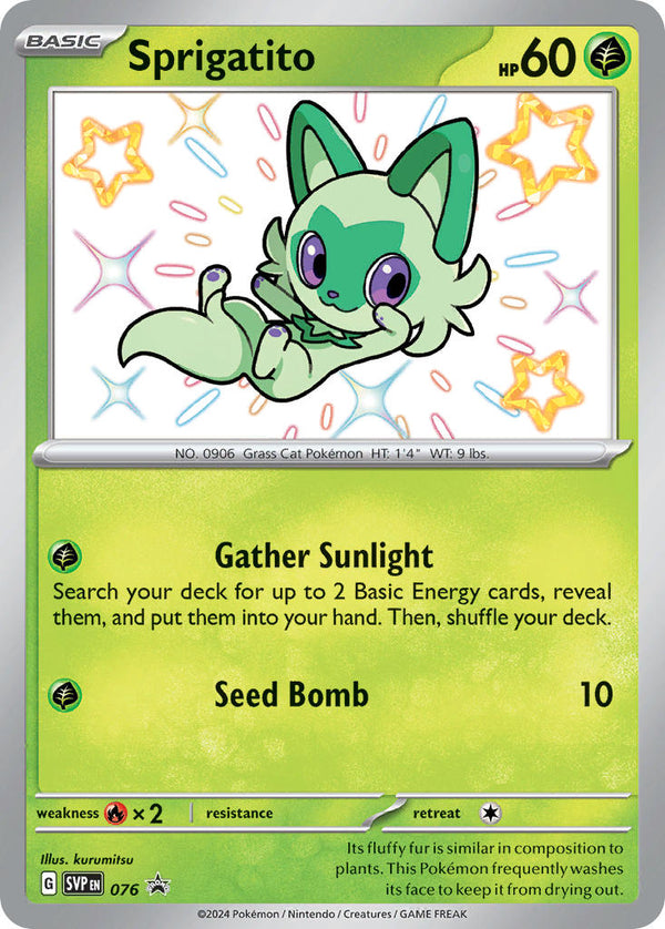 Sprigatito - 76 (SVP) Promo - Near Mint Holofoil