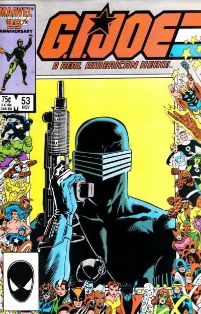 G.I. Joe: A Real American Hero (1982 Series) #53 (8.5) Marvel 25th Anniversary Frame