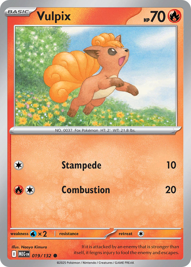 Vulpix - 019/132 (MEG) Common