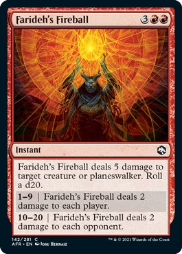 Farideh&#39;s Fireball (AFR-C)