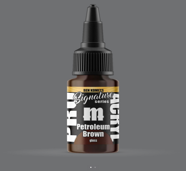 Monument Hobbies: PRO Acryl Signature Series - S14 Petroleum Brown (22mL)