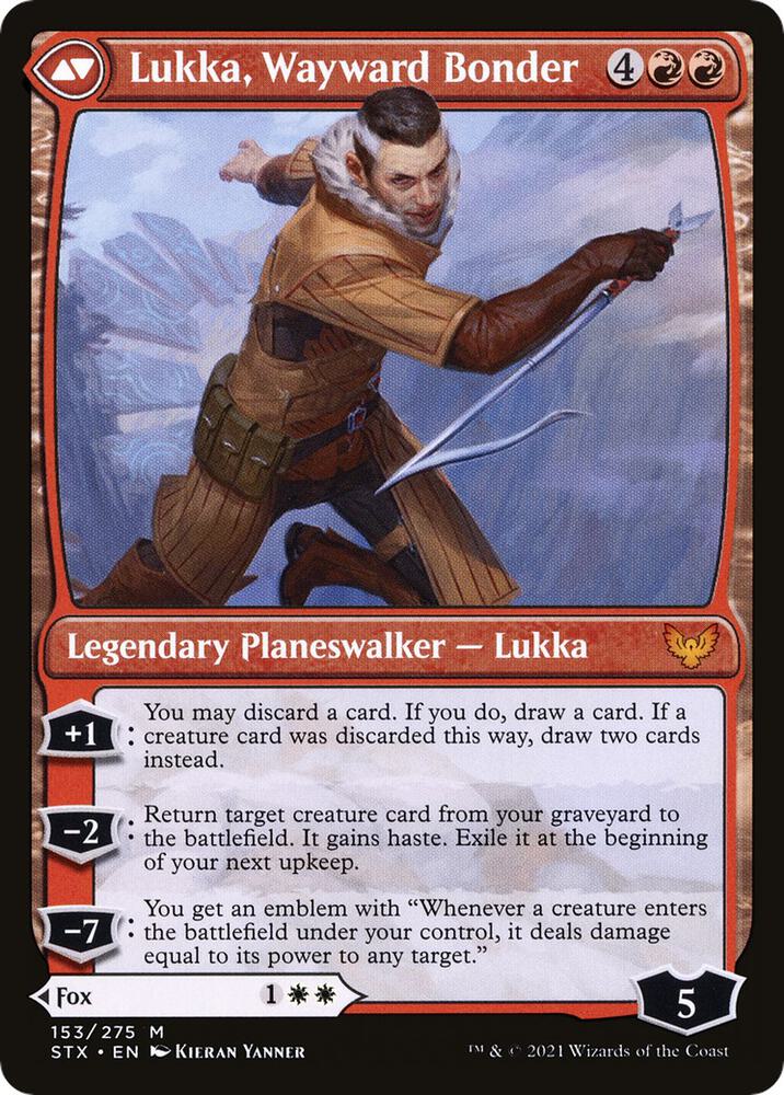 Mila, Crafty Companion // Lukka, Wayward Bonder (STX-M-LIST)