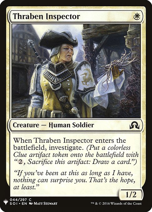 Thraben Inspector [Mystery Booster #0260] (SOI-C)