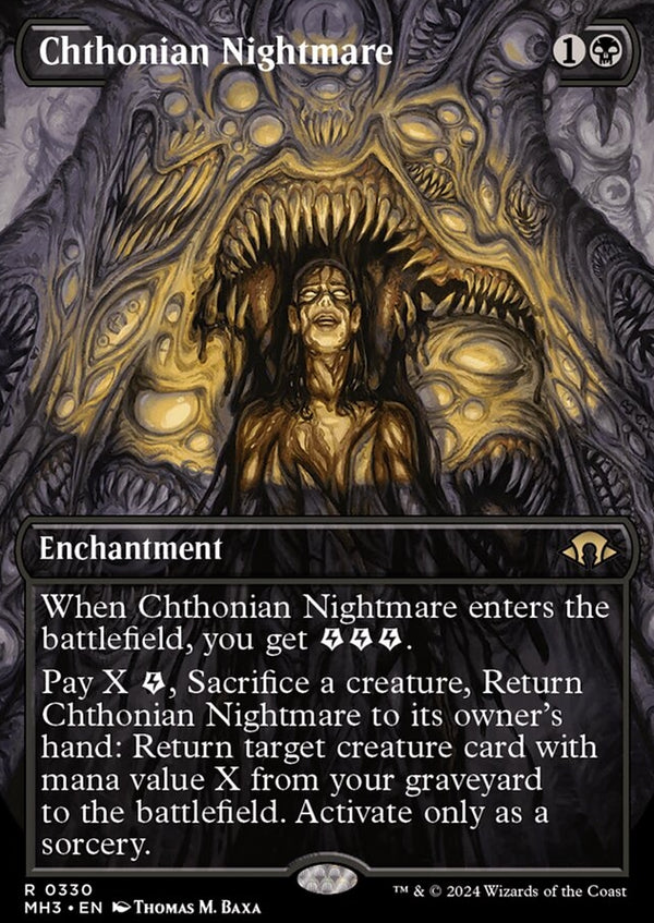 Chthonian Nightmare [#0330 Borderless] (MH3-R-FOIL)