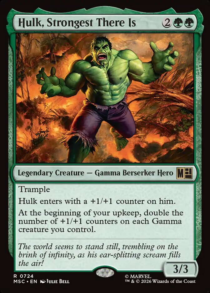 Hulk, Strongest There Is [ #0724 ] (MSC-R)