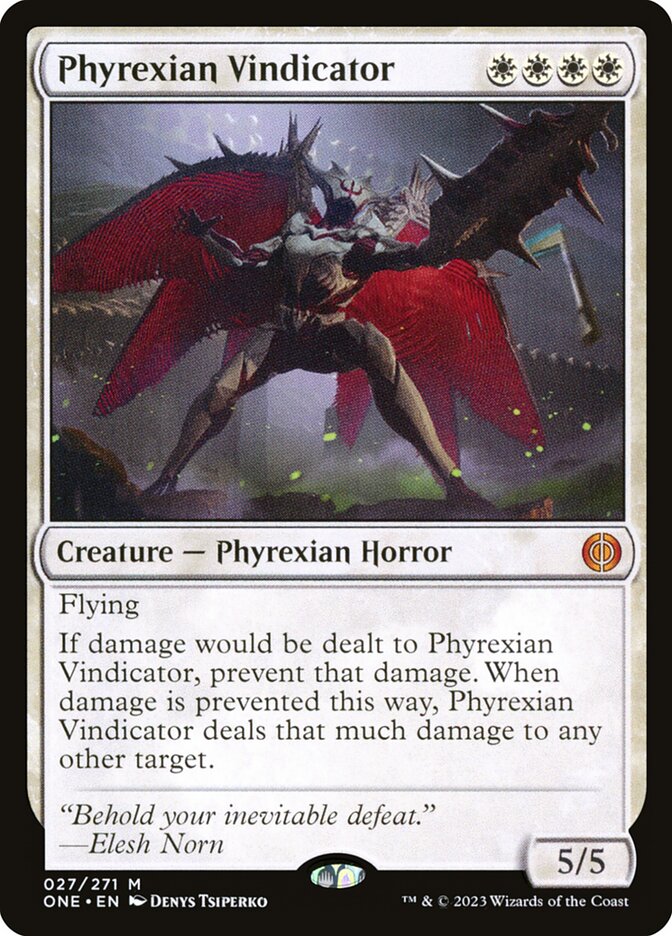 Phyrexian Vindicator (ONE-M) Light Play