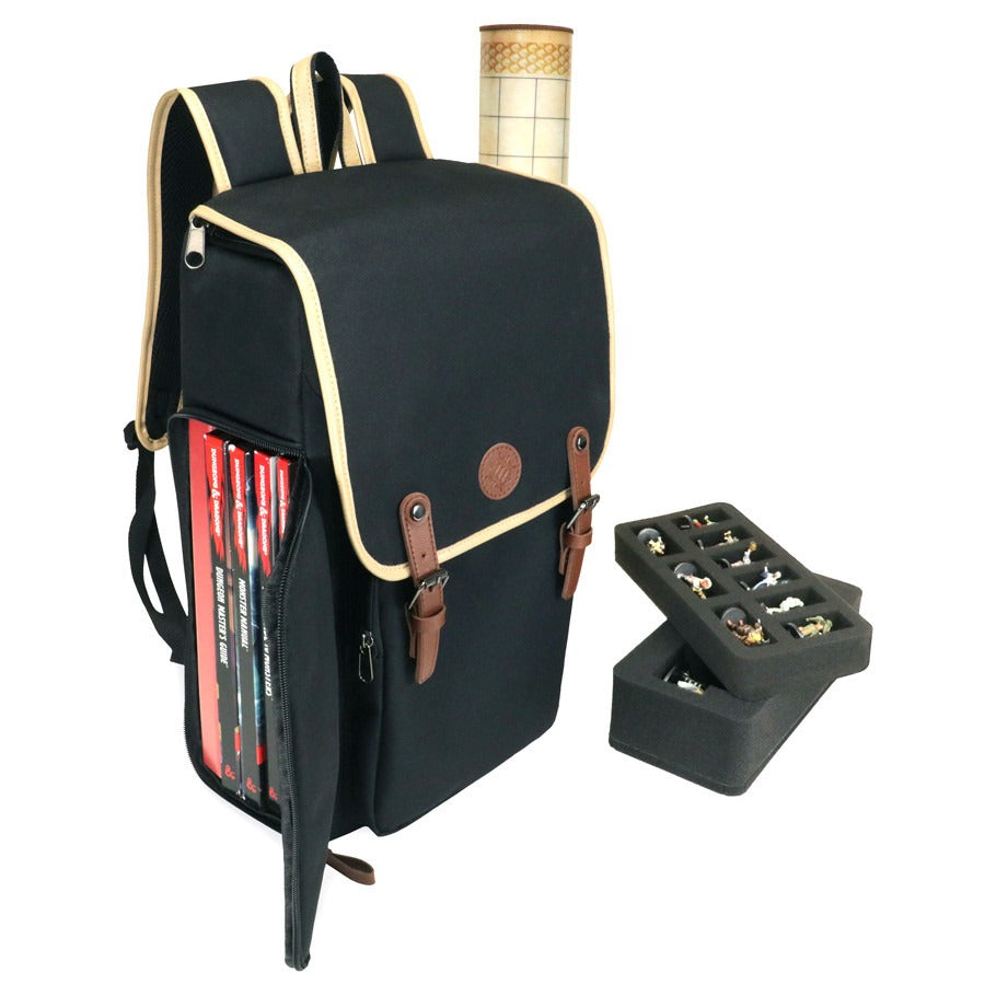 Enhance Gaming: RPG Player's Backpack - Designer Edition: Black